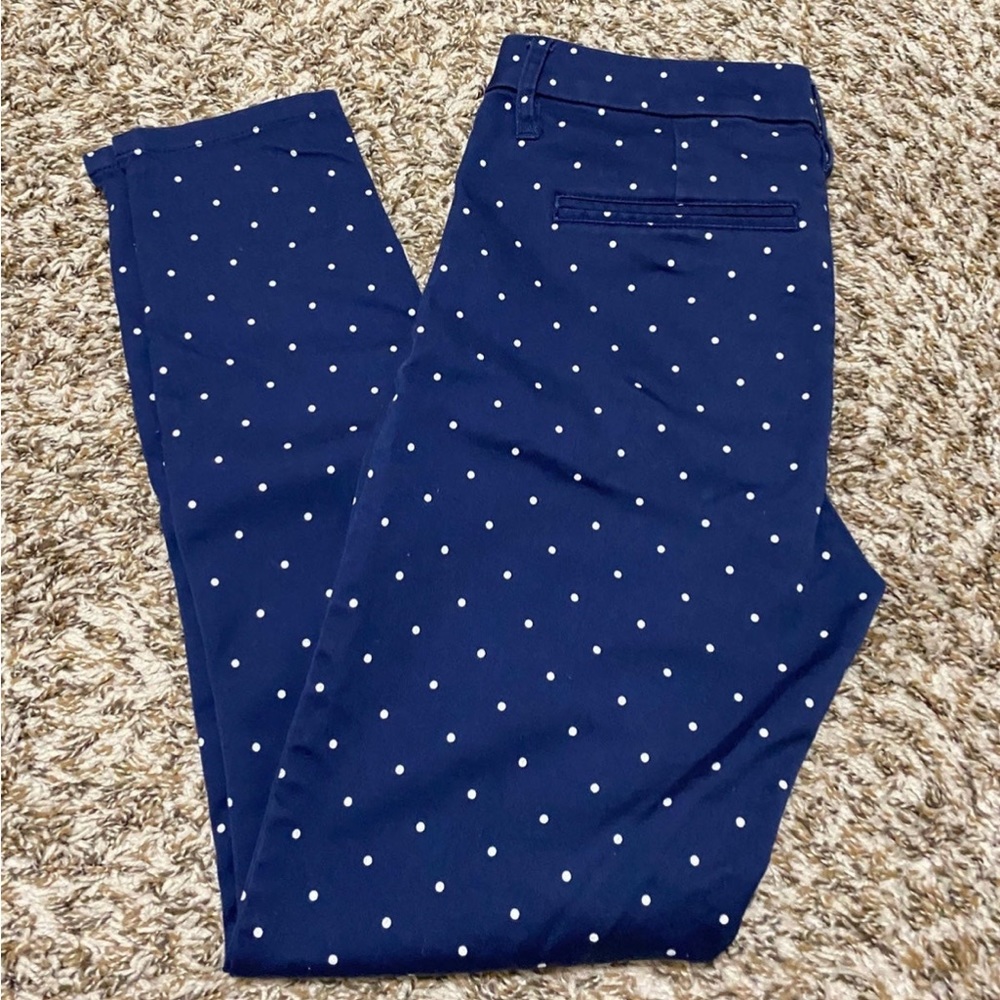 Tinsel Dark Blue & White Dot Pants